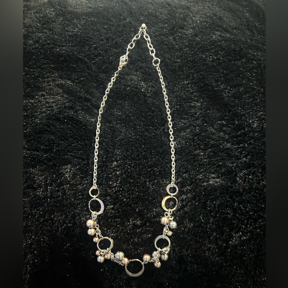 🟢20” silver tone necklace🟢